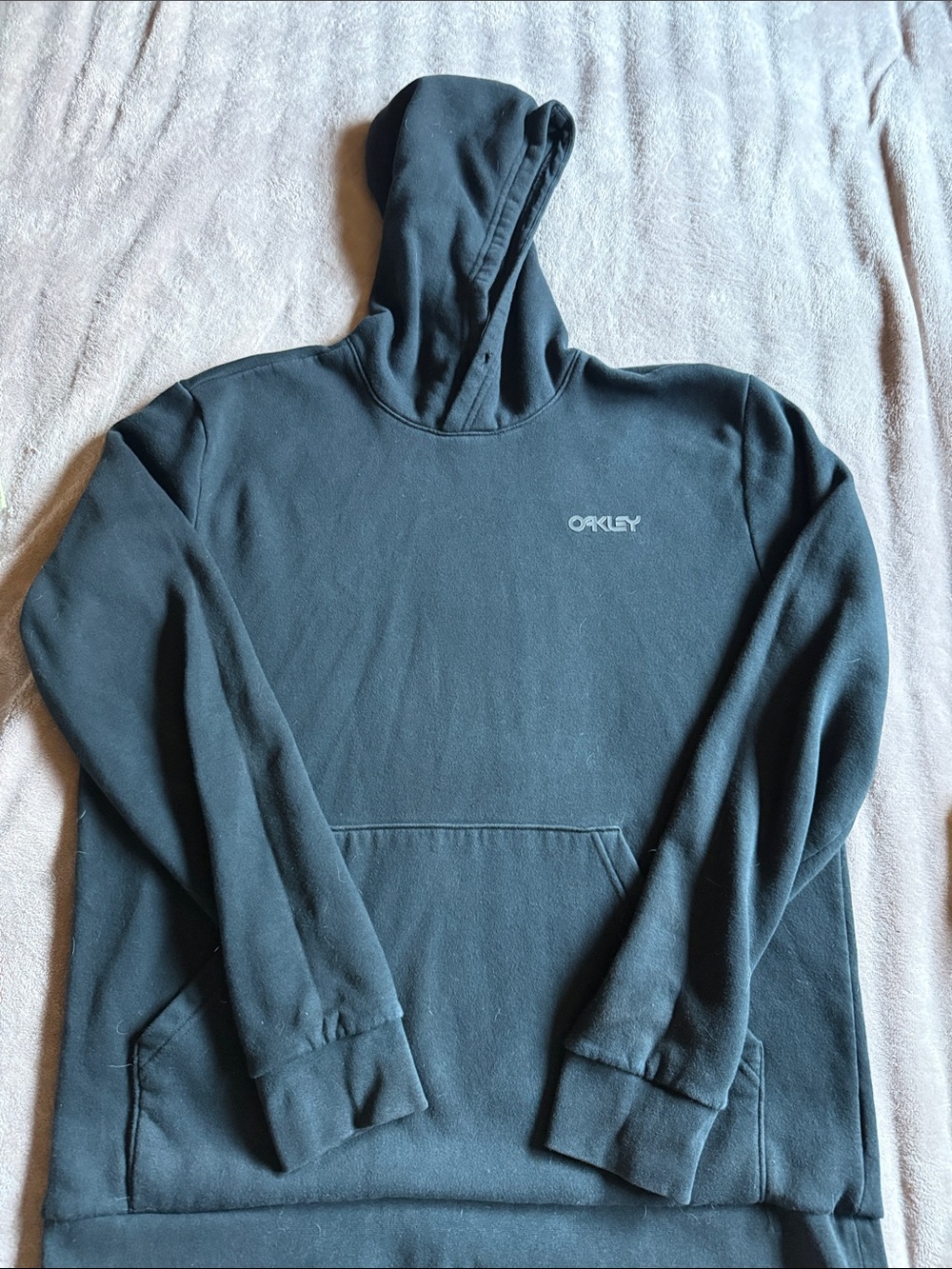Oakley Men's Black Crewneck Hoodie Sweatshirt